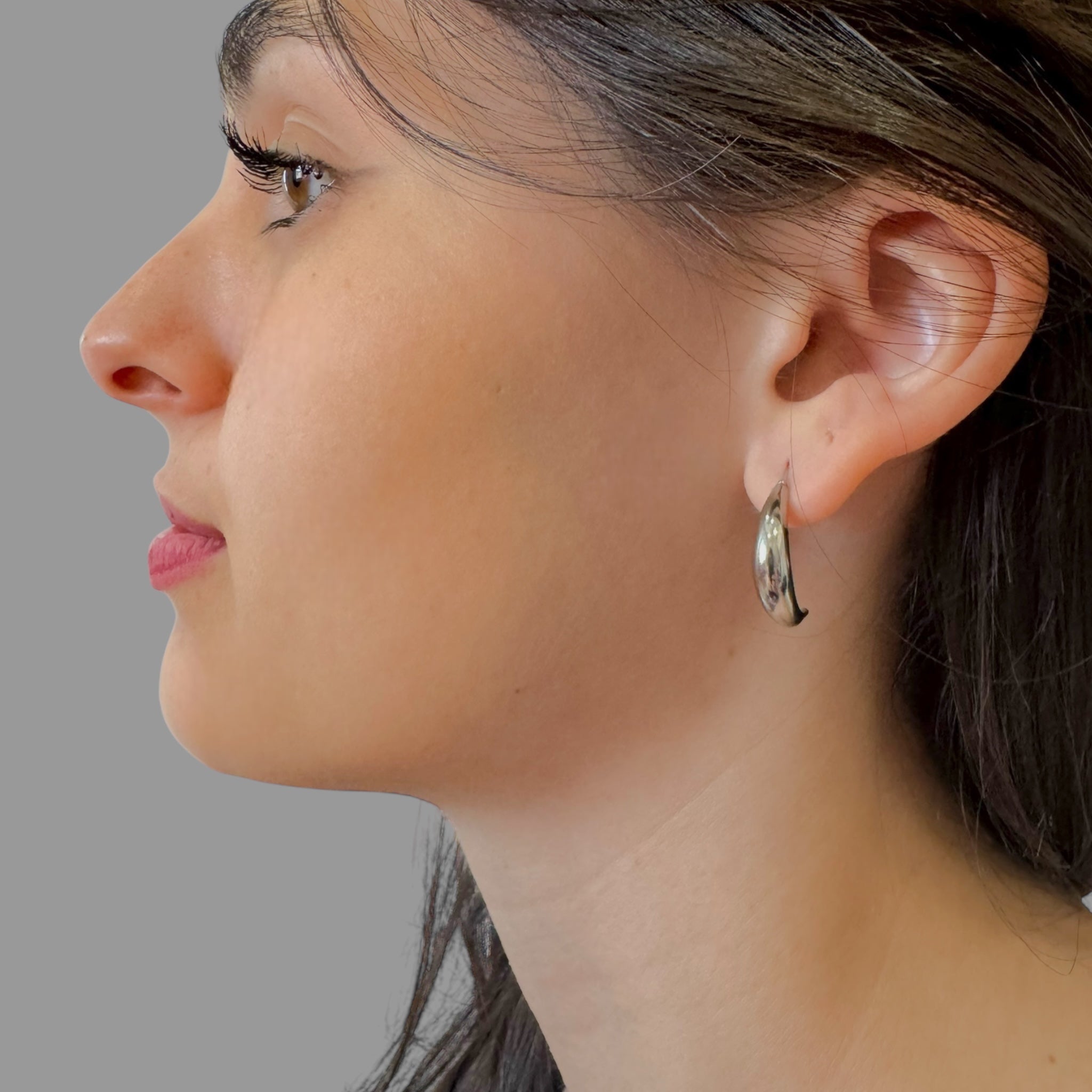 Orecchini mezza luna Sharifa Crystals