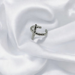 Anello orion silver regolabile Sharifa Crystals