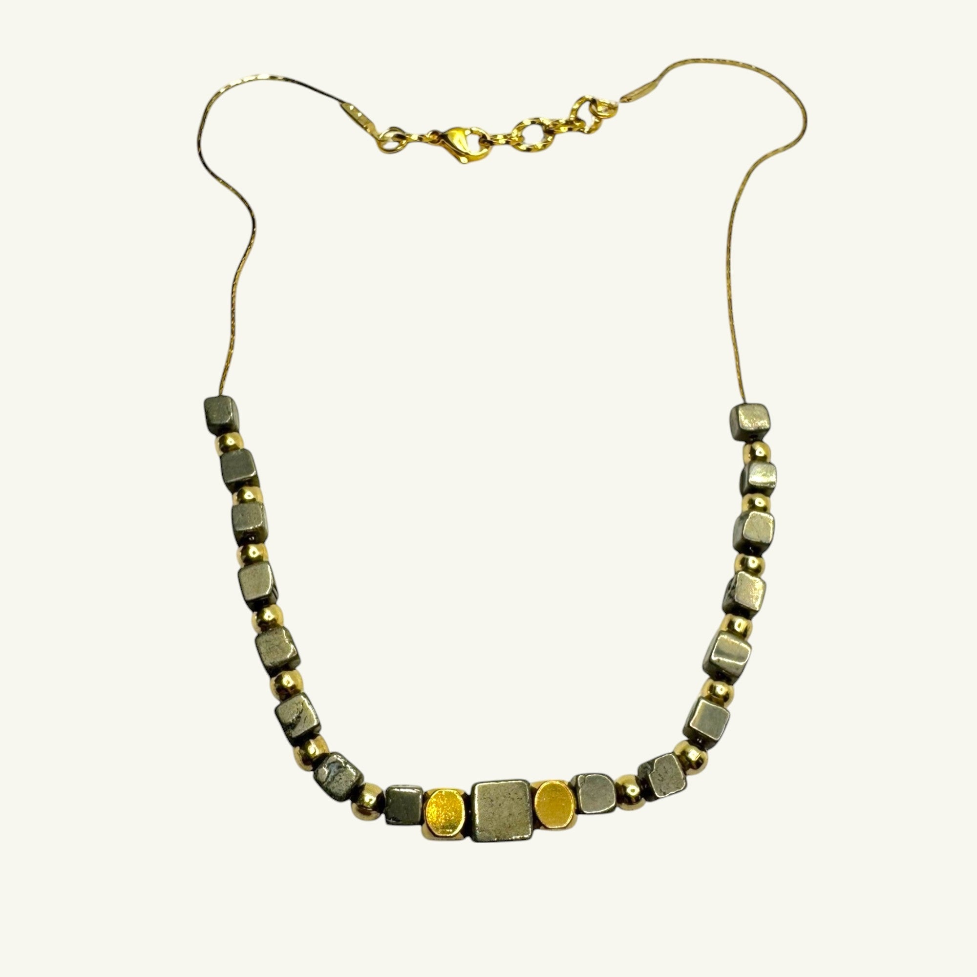 Collana pirite gold Sharifa Crystals