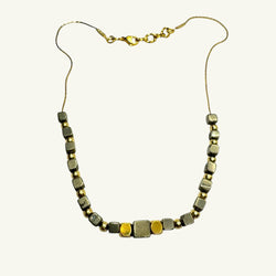 Collana pirite gold Sharifa Crystals