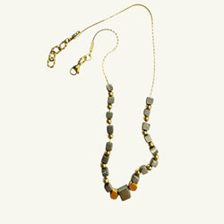 Collana pirite gold Sharifa Crystals