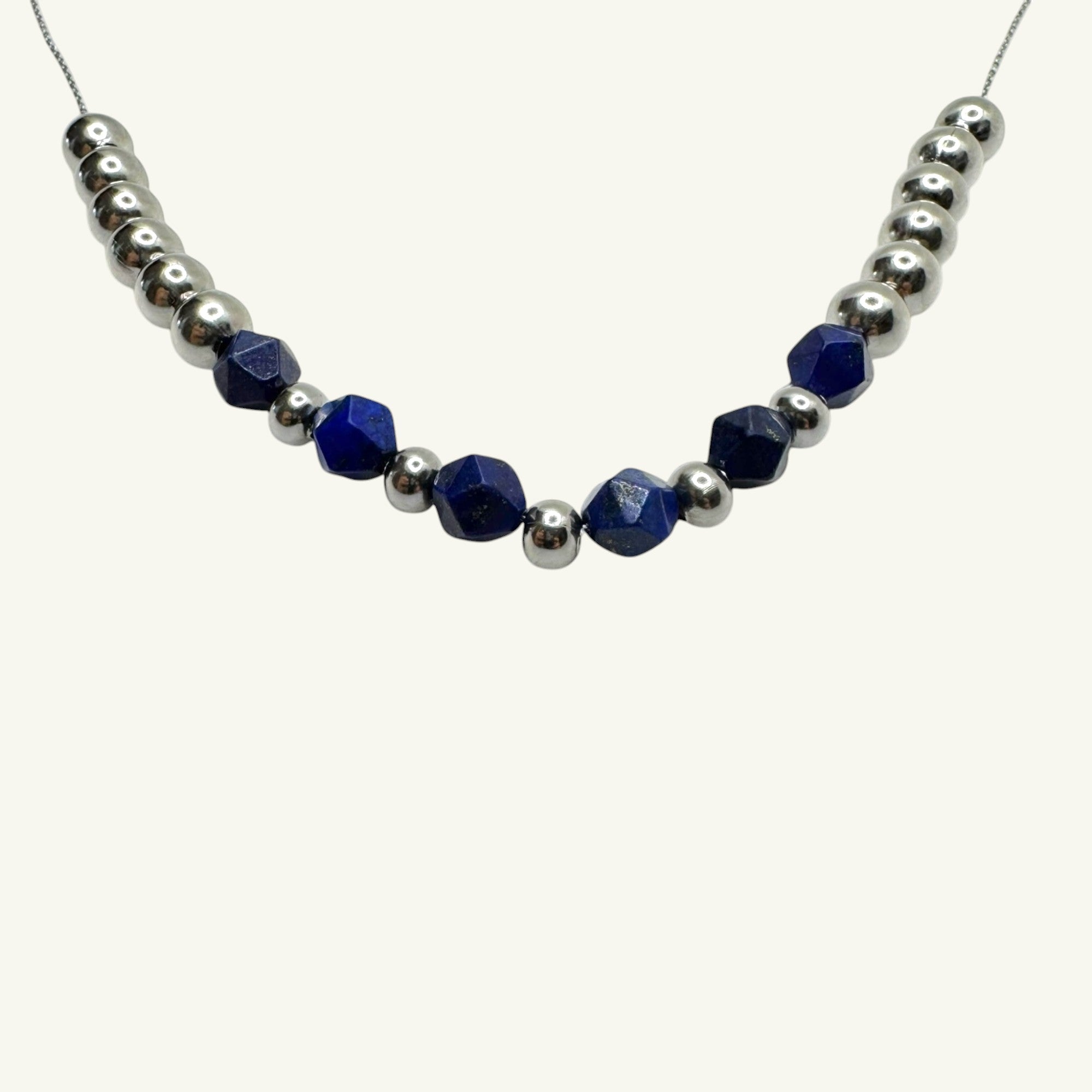 Collana lapis silver Sharifa Crystals