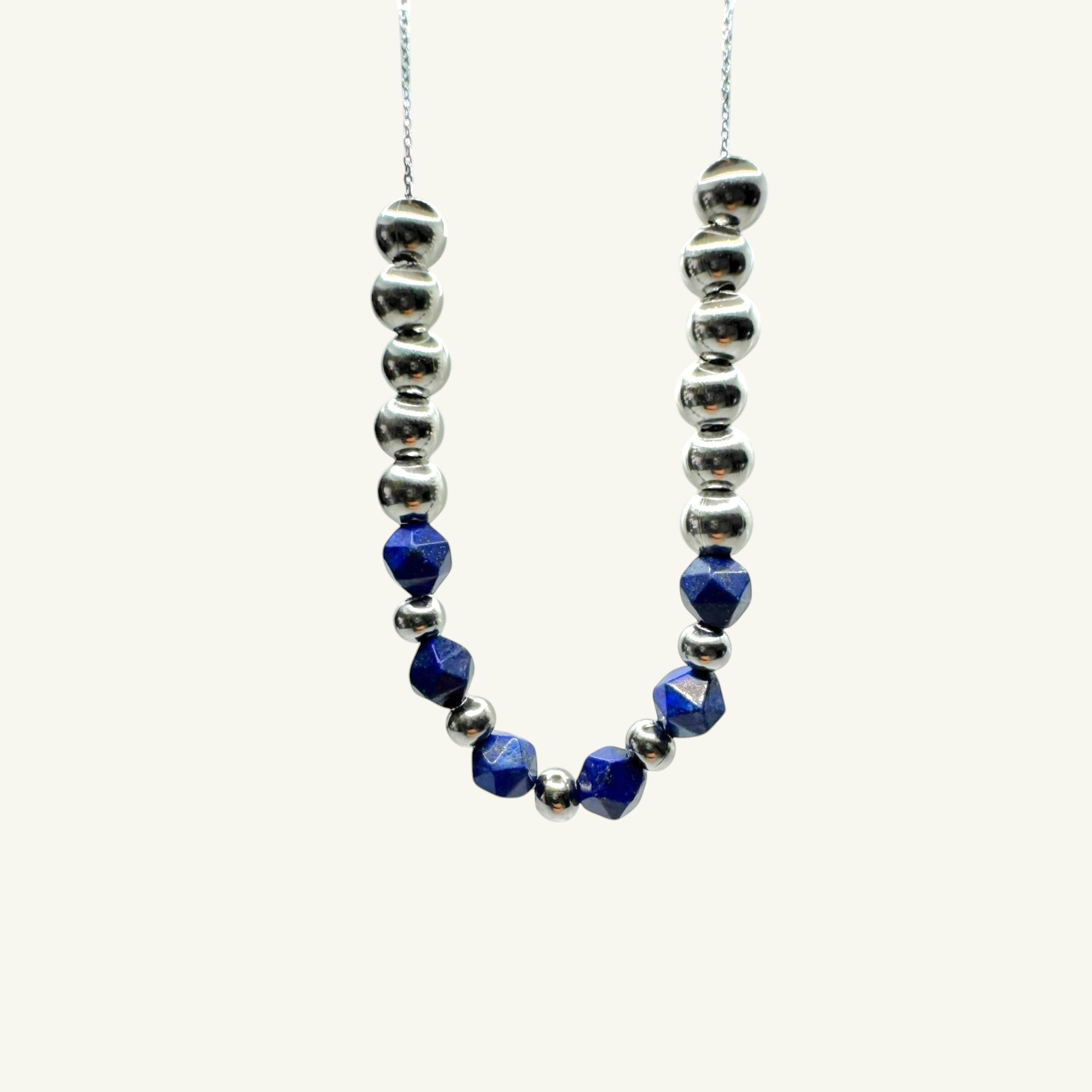 Collana lapis silver Sharifa Crystals