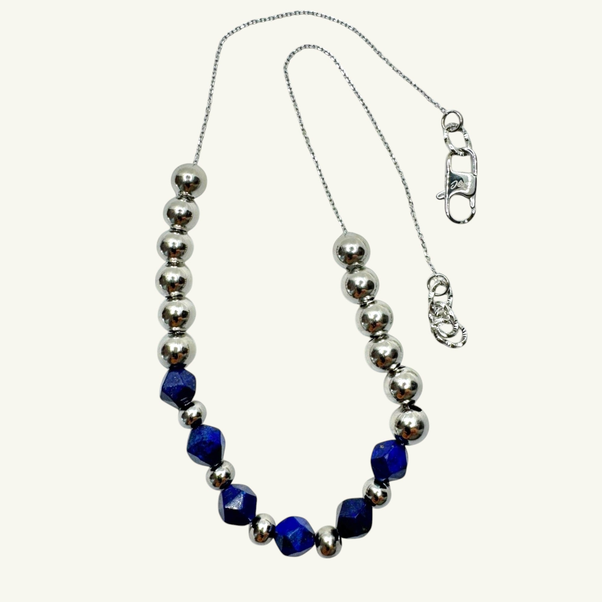 Collana lapis silver Sharifa Crystals