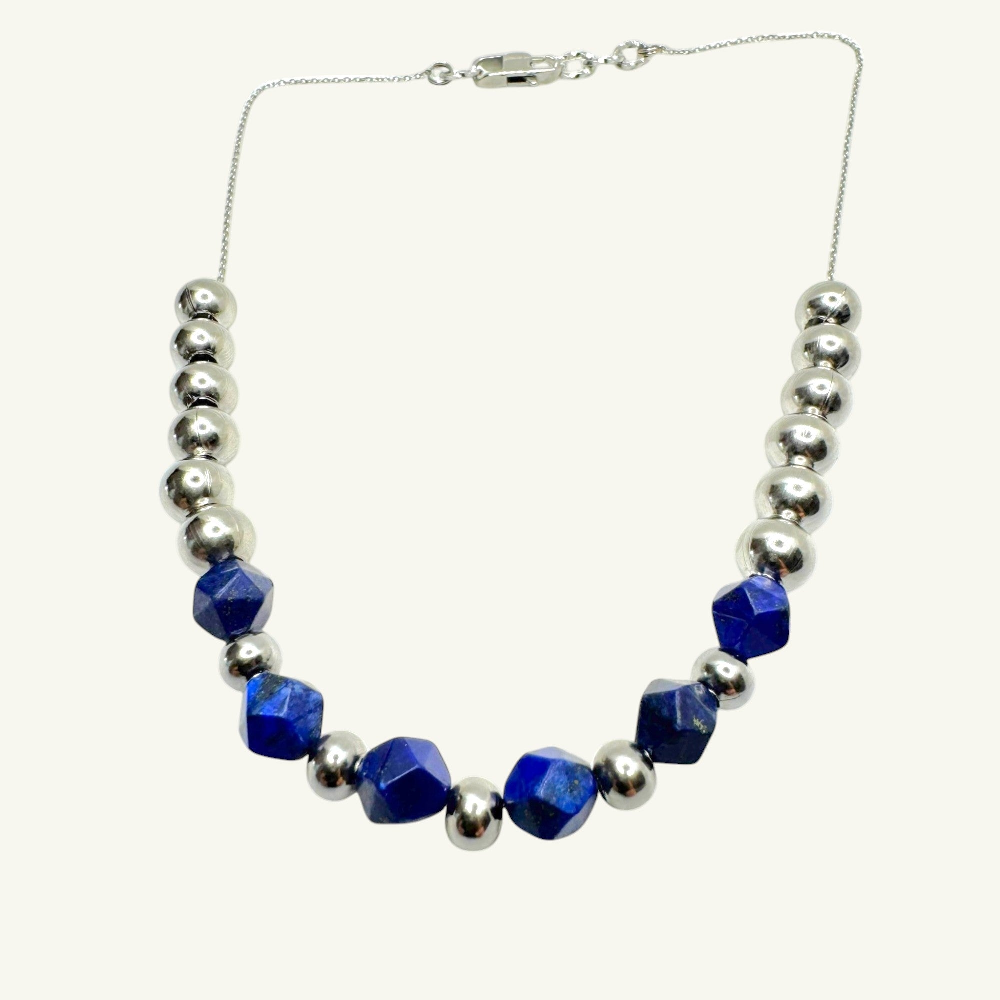 Collana lapis silver Sharifa Crystals