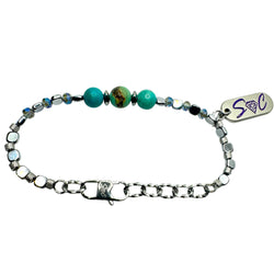 Bracciale turchese Sharifa Crystals