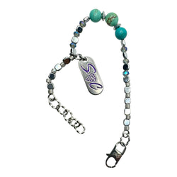Bracciale turchese Sharifa Crystals